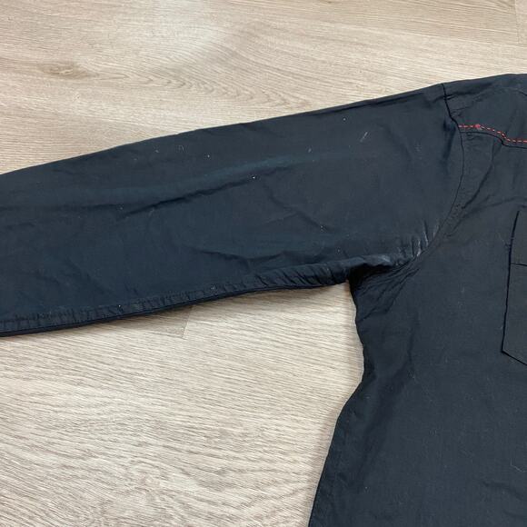 Attitude Gold Redemption Y2K Long Sleeve Button Up Shirt Men's 2XL - Picture 10 of 12